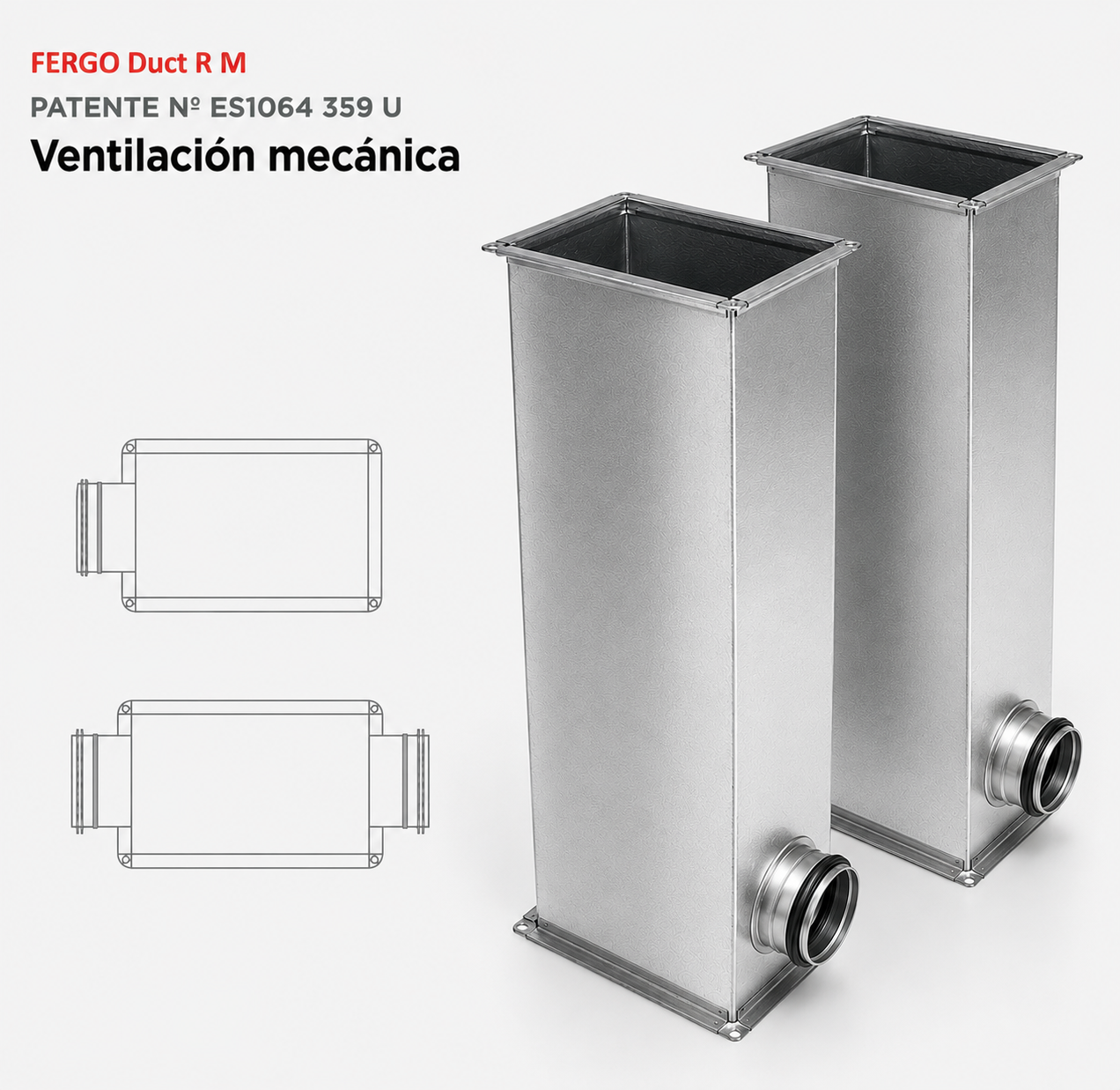 Conducto de ventilación mecánica