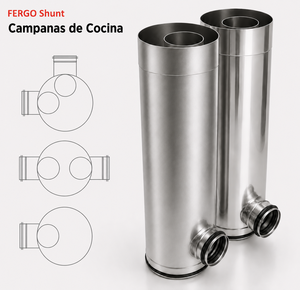 Colector de ventilacion campanas de cocina